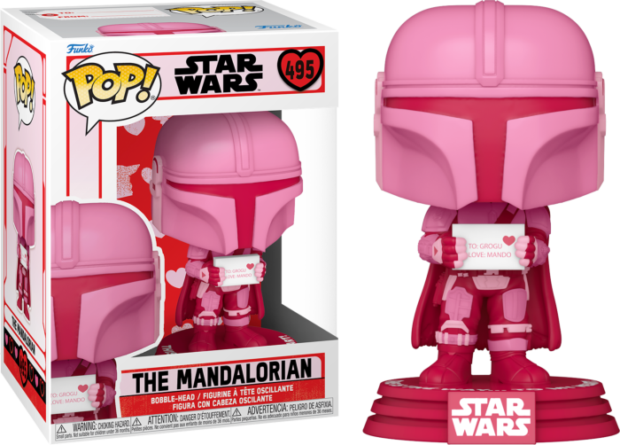 Funko Pop! Star Wars: The Mandalorian - The Mandalorian Valentine's Day