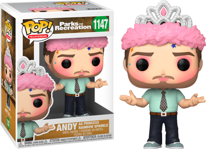 Funko Pop! Parks and Recreation - Andy as Princess Rainbow Sparkle