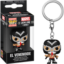 Funko Pocket Pop! Keychain - Marvel: Lucha Libre Edition - El Venenoide Venom - The Amazing Collectables