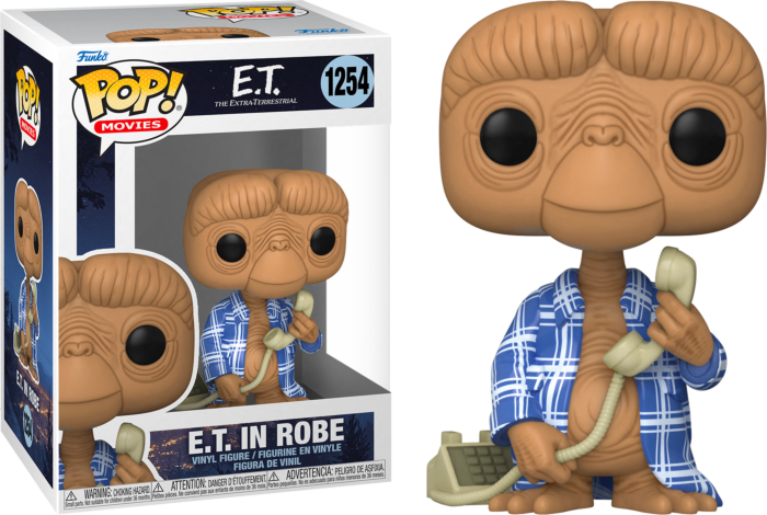 Funko Pop! E.T. The Extra-Terrestrial - E.T. in Flannel Robe 40th Anniversary