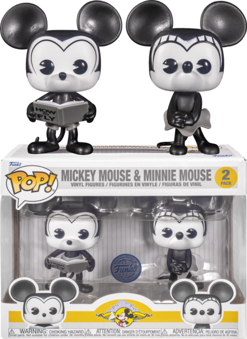Funko Pop! Disney - Plane Crazy Mickey & Minnie Mouse - 2-Pack - The Amazing Collectables
