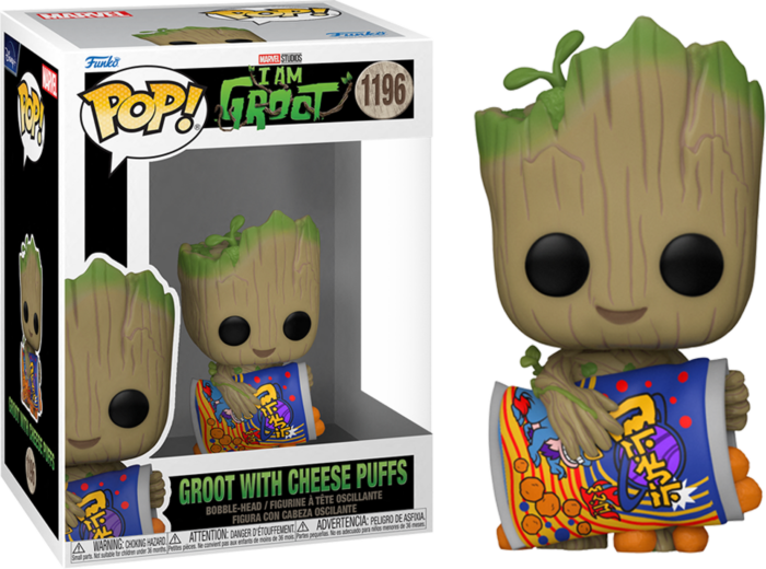 Funko Pop! I Am Groot (2022) - Groot with Cheese Puffs