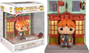 Funko Pop! Harry Potter - Ron Weasley with Quality Quidditch Supplies Diagon Alley Diorama Deluxe