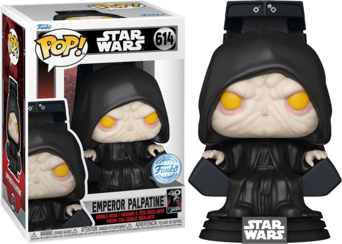 Funko Pop! Star Wars Episode VI: Return of the Jedi - Emperor Palpatine on Throne 40th Anniversary