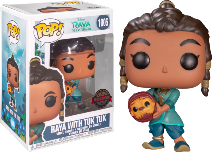 Funko Pop! Raya and the Last Dragon - Young Raya with Baby Tuk Tuk