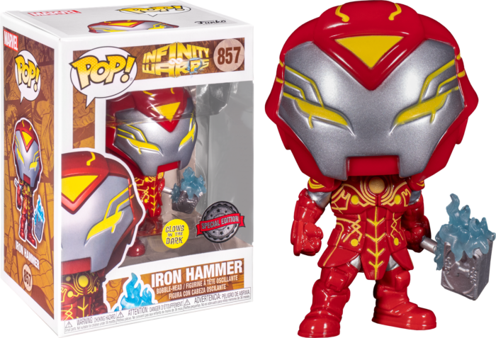 Funko Pop! Infinity Warps - Iron Hammer with Mjolnir Glow in the Dark