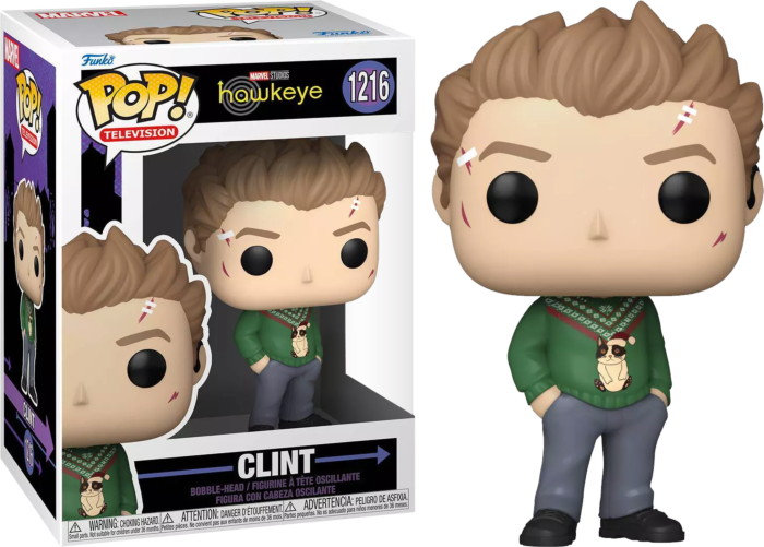Funko Pop! Hawkeye (2021) - Clint with Christmas Holiday Sweater