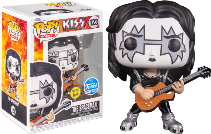 Funko Pop! Kiss - Ace Frehley The Spaceman Glow in the Dark