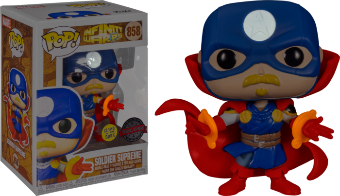 Funko Pop! Infinity Warps - Soldier Supreme with No Shield Glow in the Dark