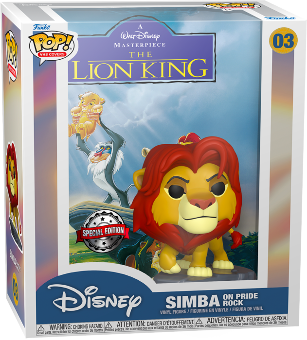 Funko Pop! VHS Covers - The Lion King - Simba on Pride Rock