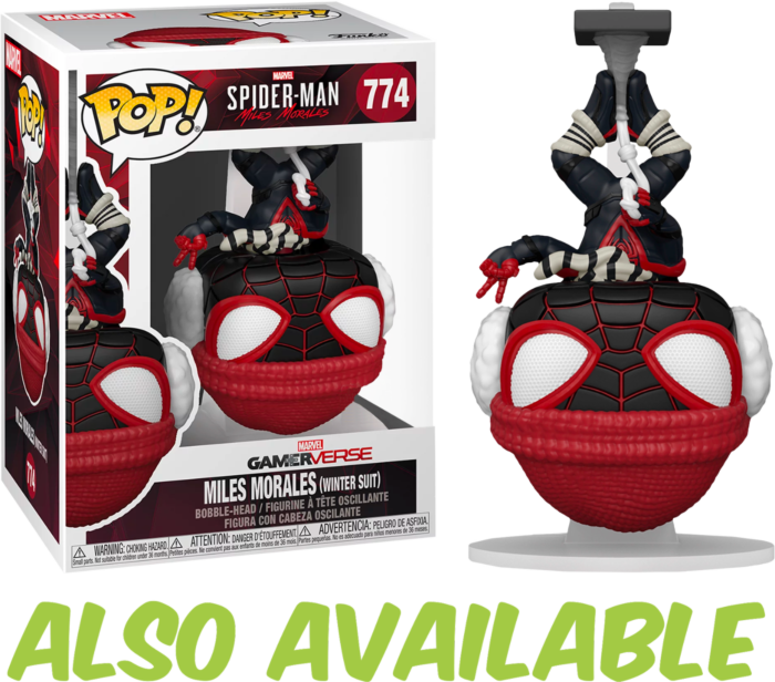 Funko Pop! Marvel’s Spider-Man: Miles Morales - Miles Morales in Programmable Matter Suit Jumping Glow in the Dark - The Amazing Collectables