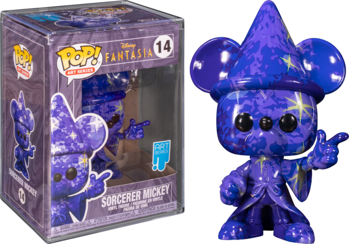 Funko Pop! Fantasia - Sorcerer Mickey Blue Artist Series 80th Anniversary with Pop! Protector