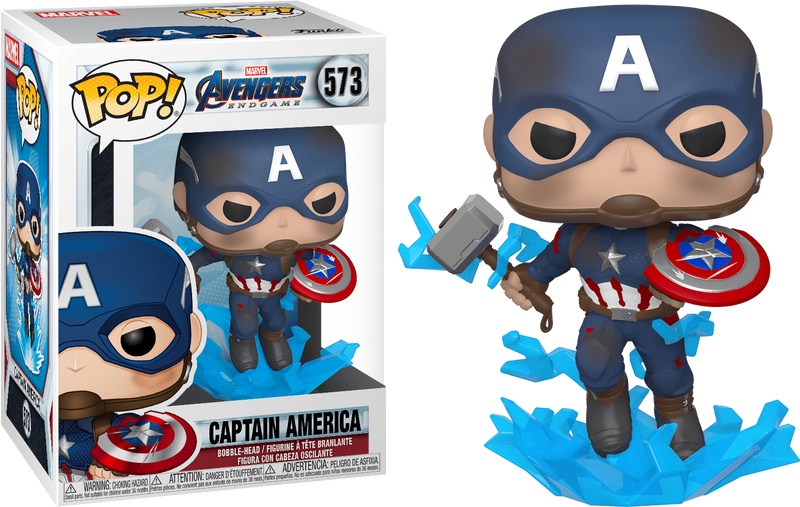 Funko Pop! Avengers 4: Endgame - Captain America with Mjolnir