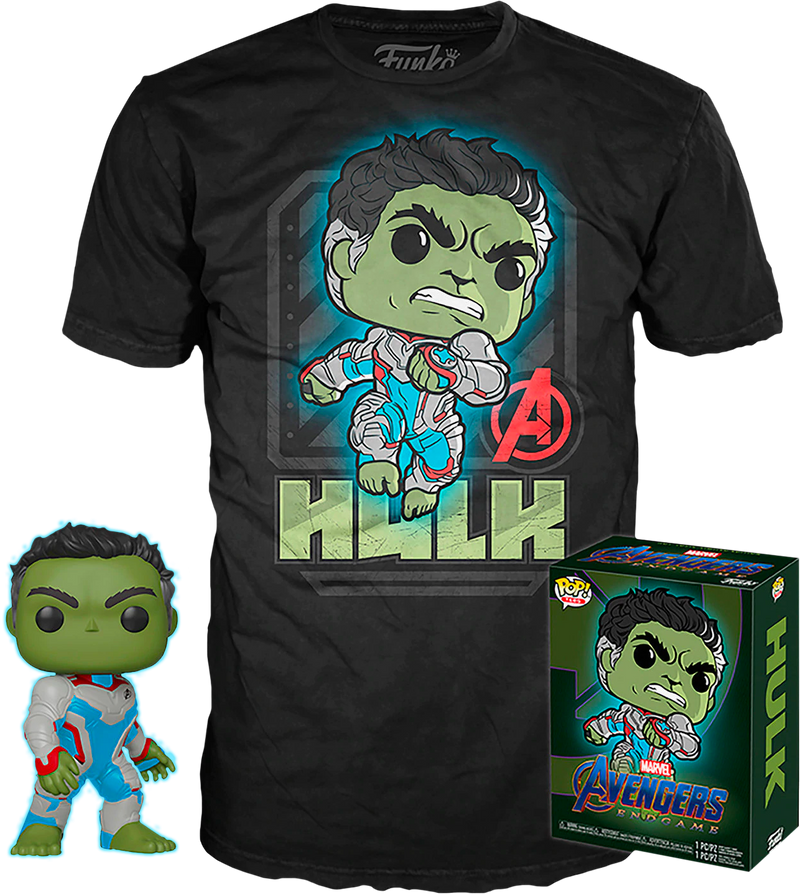 Funko - Avengers 4: Endgame - Hulk - Vinyl Figure & T-Shirt Box Set - The Amazing Collectables