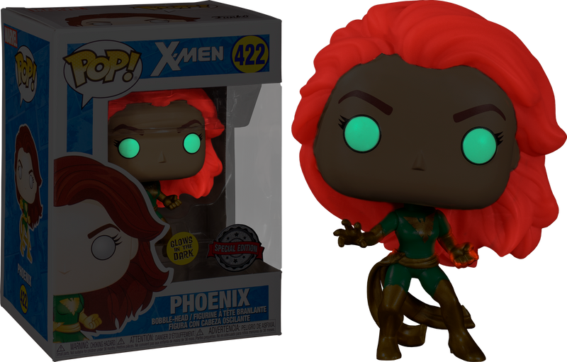 Funko Pop! X-Men - Dark Phoenix in Green Suit Glow in the Dark