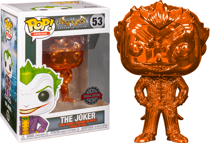 Funko Pop! Batman: Arkham Asylum - The Joker Orange Chrome