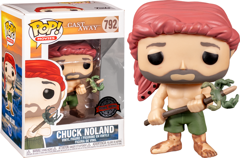 Funko Pop!  Cast Away - Chuck Noland with Spear Crab