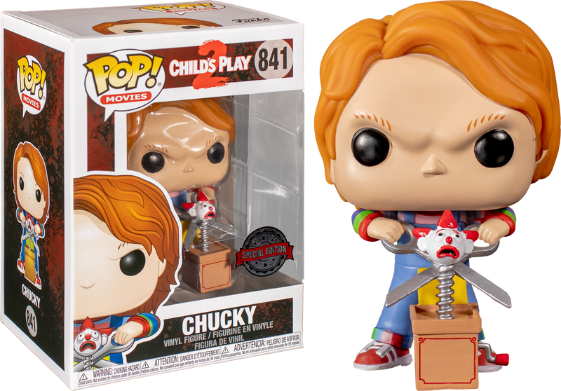 Funko Pop! Child's Play 2 - Chucky with Giant Scissors & Jack in the Box