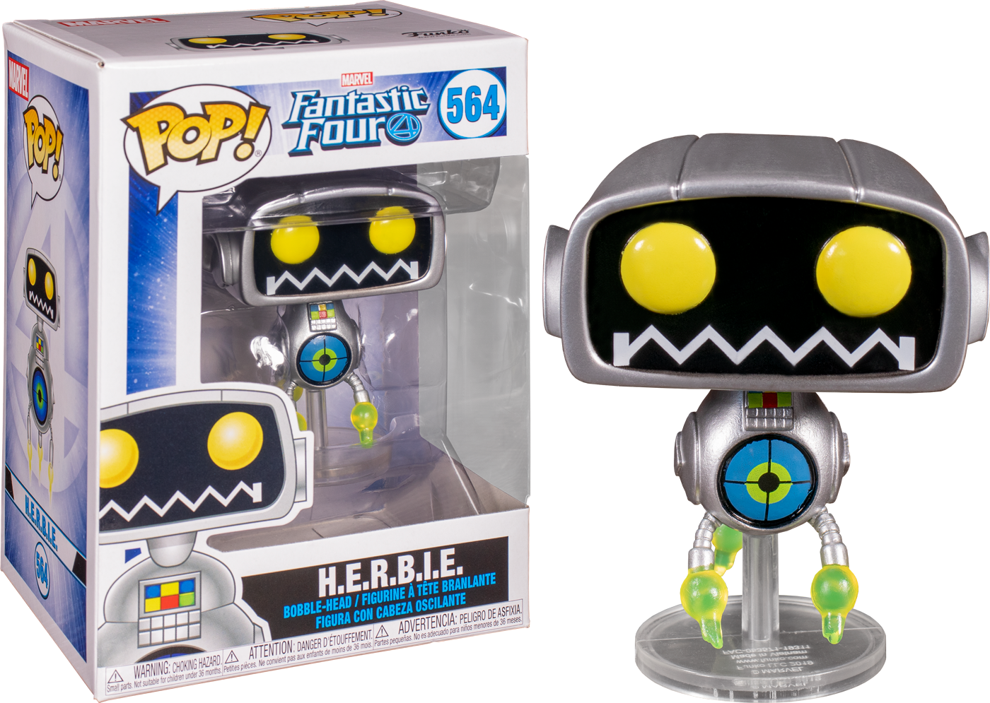 Årvågenhed fotoelektrisk Watt Funko Pop! Fantastic Four - H.E.R.B.I.E. #564 | The Amazing Collectables