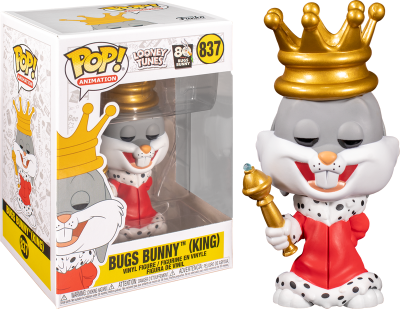 Funko Pop! Looney Tunes - King Bugs Bunny 80th Anniversary