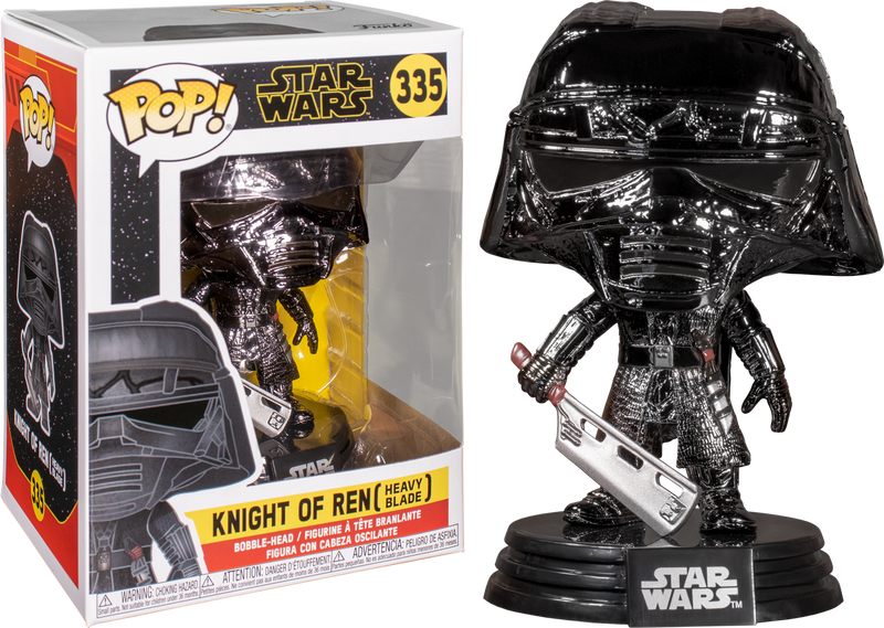Funko Pop! Star Wars Episode IX: The Rise Of Skywalker - Knight Of Ren with Blade Hematite Chrome