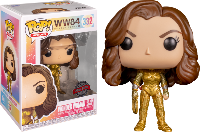 Funko Pop! Wonder Woman 1984 - Wonder Woman Gold Armour with No Wings