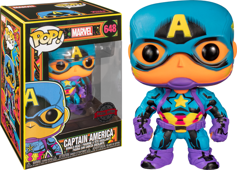 Funko Pop! Marvel: Blacklight - Captain America