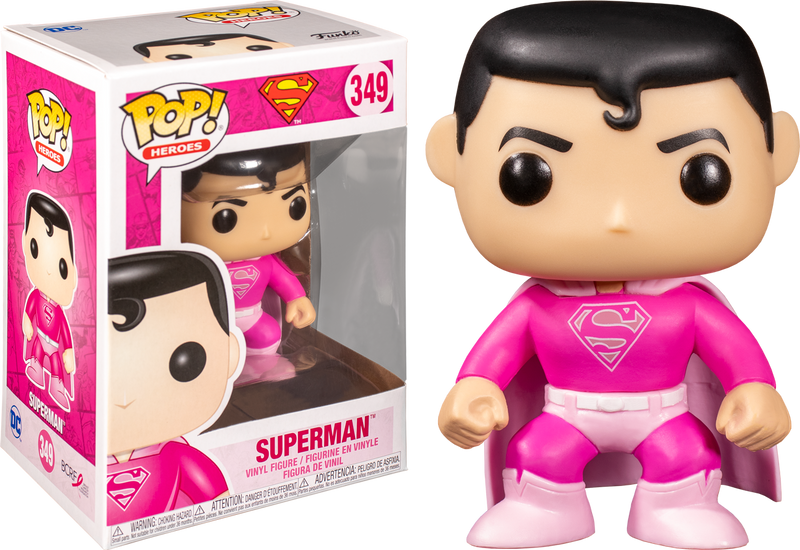 Funko Pop! Superman - Superman Breast Cancer Awareness