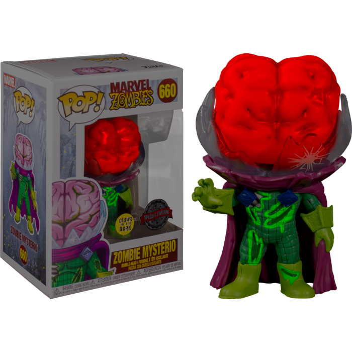 Funko Pop! Marvel Zombies - Mysterio Zombie Glow in the Dark
