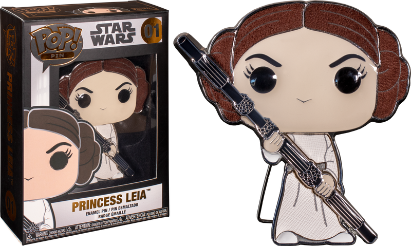 Funko Pop! Star Wars - Princess Leia 4” Enamel Pin