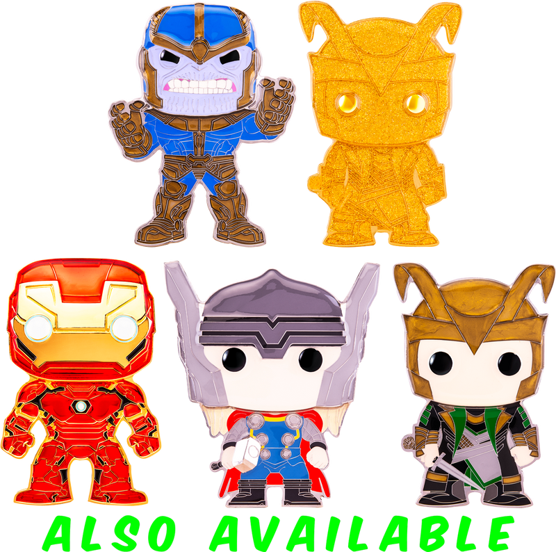 Funko Pop! The Avengers - Thor 4” Enamel Pin - The Amazing Collectables