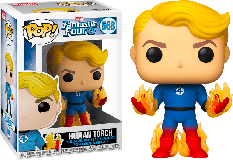 Funko Pop! Fantastic Four - Human Torch with Flames
